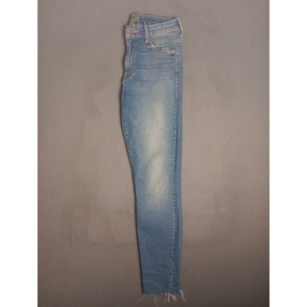MOTHER Denim Shoot To Thrill High Waisted Looker Ankle Fray Jeans Womens Size 28 - Picture 3 of 16